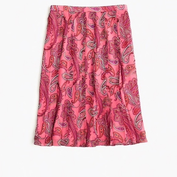 J Crew Silk Skirt